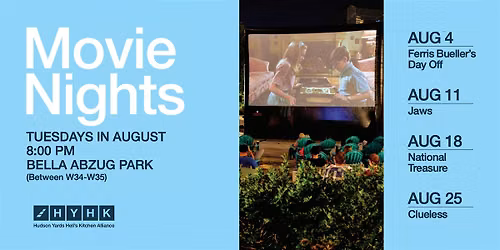 Movie Nights at Bella Abzug Park: Jaws