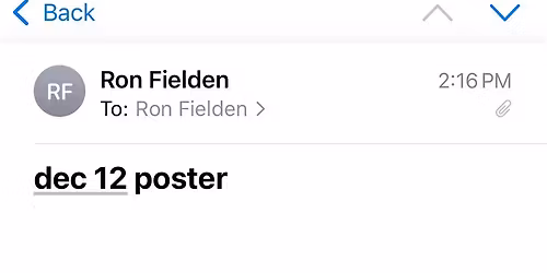 Work of Christmas Dec 12