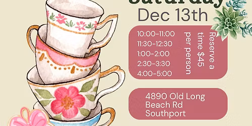 Sips & Succulents Holiday Tea Party