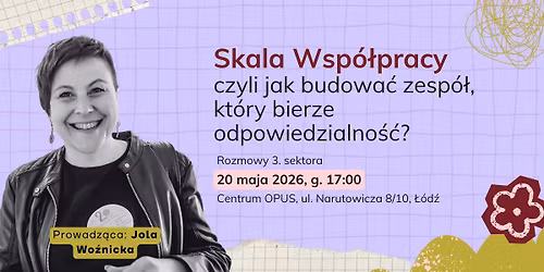 Skala wsp\u00f3\u0142pracy, czyli jak budowa\u0107 zesp\u00f3\u0142, kt\u00f3ry bierze odpowiedzialno\u015b\u0107? | Rozmowy 3. Sektora