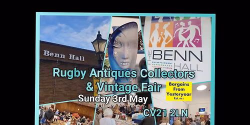 Rugby Antiques Collectors and Vintage Fair 2026