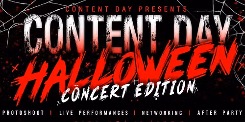Content Day: Halloween Concert Edition
