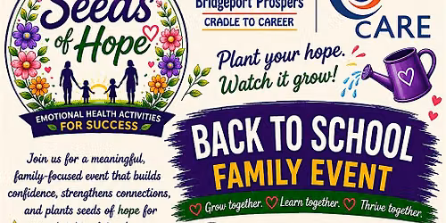 Seeds of Hope - Back to School Family Event