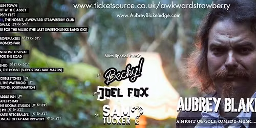 Aubrey Blakeledge @The Saddle Inn, Chester featuring Joel Fox