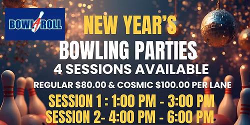 NYE BOWLING PARTIES 