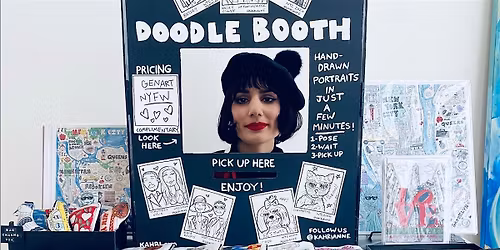 Made in NYC: KAHRI Doodle Booth Live Pet Illustrations
