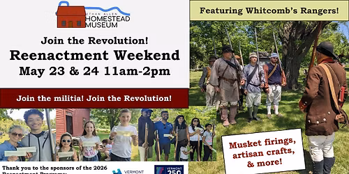 Join the Revolution! FREE Historical Reenactment