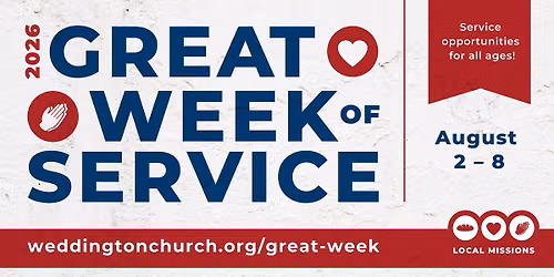 Great Week of Service 2026