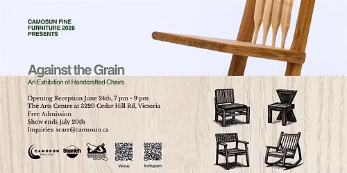 Against the Grain: An Exhibition of Handcrated Chairs