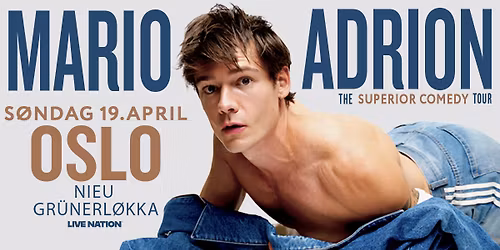 Mario Adrion The Superior Comedy Tour \/\/ UTSOLGT