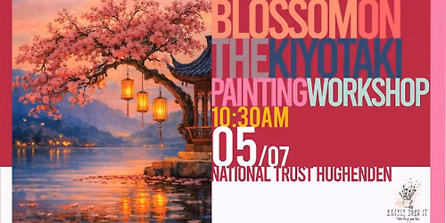 Blossom On The Kiyotaki Painting Workshop @National Trust Hughenden
