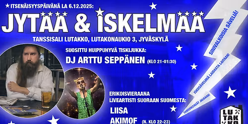 JYT\u00c4\u00c4 JA ISKELM\u00c4\u00c4 \/ Lutakko