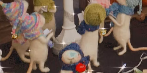 Needlefelt a Christmas Mouse Workshop