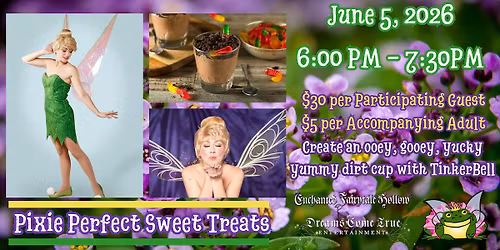 Sweet Treats on this Enchanted Street: Delicious Dirt Cups with TinkerBell
