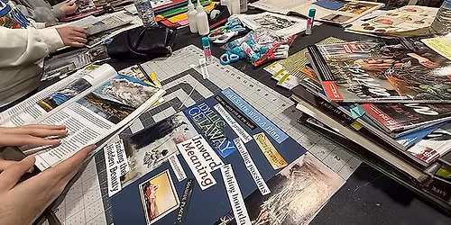 Collage Open Studio with Nikki