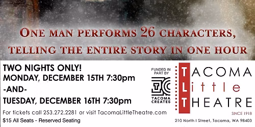 Allen Fitzpatrick's One Man Christmas Carol