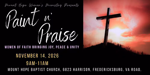Mount Hope Women's Ministry presents... Paint n' Praise