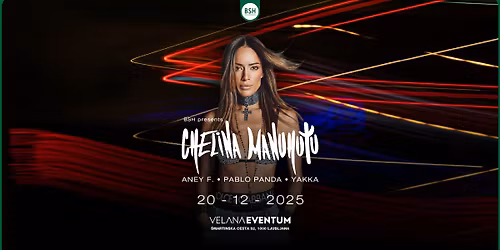 BSH invites Chelina Manuhutu at Velana Eventum, Ljubljana