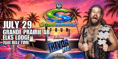 CWE Live In Grande Prairie Ft WWE\/NXT\/TNA Wrestling Star Trevor Lee