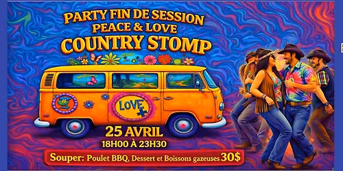 PARTY FIN DE SESSION PEACE & LOVE