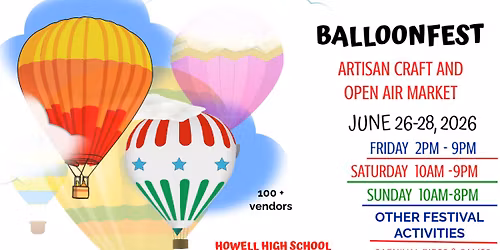 Balloonfest Artisan Craft and Open Air Market