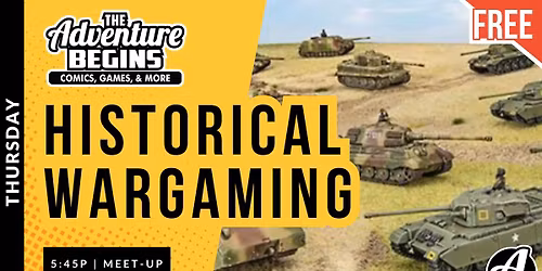 Weekly Historical Wargaming Meet-Up