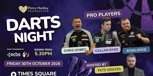 Percy Hedley Darts Night 2026! \ud83c\udfaf Times Square - Newcastle 