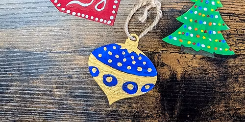 Hand-Painted Wood Ornaments!