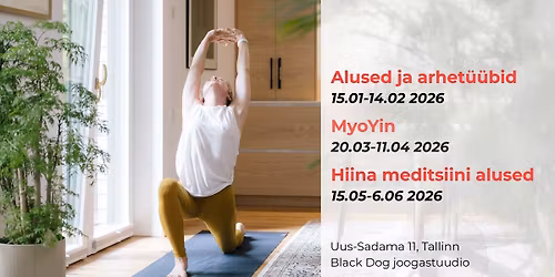Yin jooga koolituste sari harrastajatele ja koolitajatele