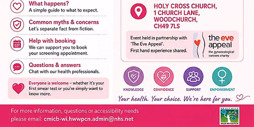 Woodchurch Cervical Screening Education Event