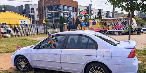 Knox Chalk Car at West Knox Pride 2026