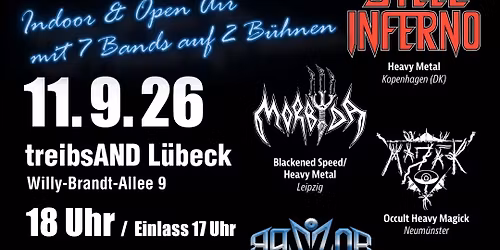 StromGitarrenEinsatz ON STAGE Vol. IX mit Space Chaser, Steel Inferno, Morbyda, Majak, Razzor u.a.