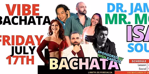 \ud83d\udea8Vibe Bachata\ud83d\udea8!! \ud83c\udf89Moe + ISA + Dr James + Soul! Le Nordik Give-Away!