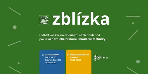 DEN OTEV\u0158EN\u00ddCH DVE\u0158\u00cd - DIAMO ZBL\u00cdZKA