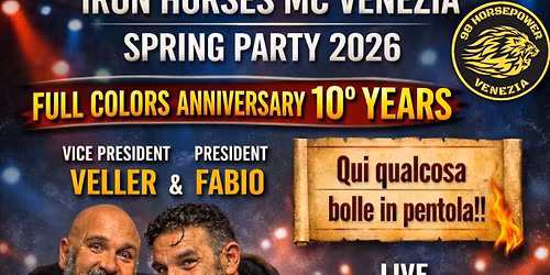 IHMC VENEZIA 10\u00b0YEARS FULL COLORS | FABIO & VELLER