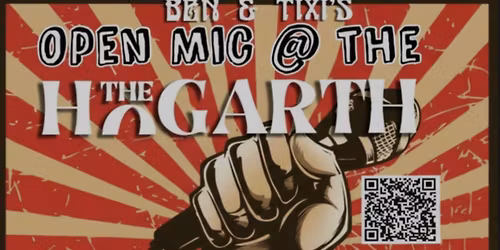 2nd and 4th Sunday: Ben and Tixi's Open Mic at The Hogarth Teddington