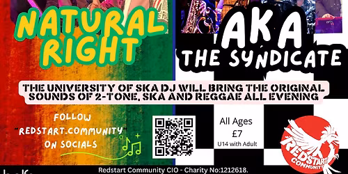 "NATURAL RIGHT" and "AKA the SYNDICATE" provide the vibes of Jamaica and 2-tones of Coventry