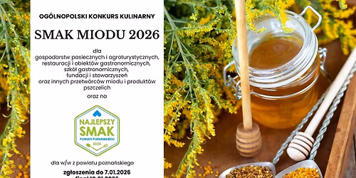 Og\u00f3lnopolski konkurs SMAK MIODU 2026
