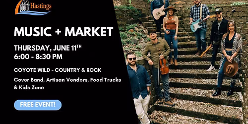 Music + Market: Coyote Wild - Country & Rock 