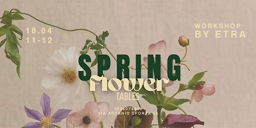 SPRING FLOWER TABLES