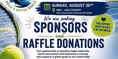 Dominic Leija Build a Better World Memorial Tennis Tournament & Fundraiser