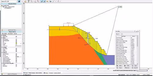 Atelier technique - Analyse de stabilit\u00e9 de pentes avec la suite ROCSCIENCE