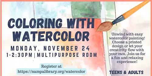 Coloring with Watercolor