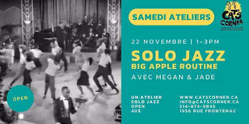 Atelier SOLO JAZZ - Big Apple