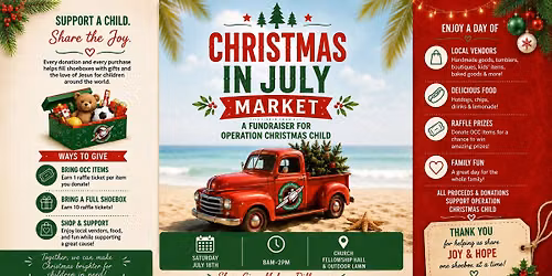 Christmas in July Market