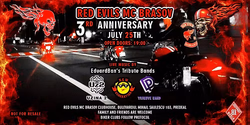 3rd ANNIVERSARY - RED EVILS MC Brasov