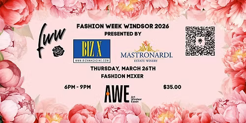 Fashion Week Windsor-Essex 2026 Fashion Mixer