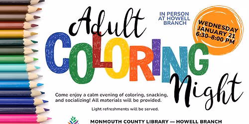 Adult Coloring Night
