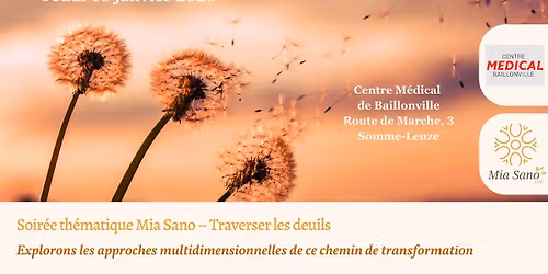 MARCHE EN FAMENNE - Les deuils, comme occasion de rena\u00eetre \u00e0 Soi