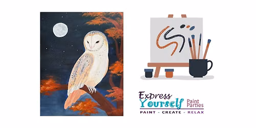 Beautiful Barn Owl Paint Party @ Southend